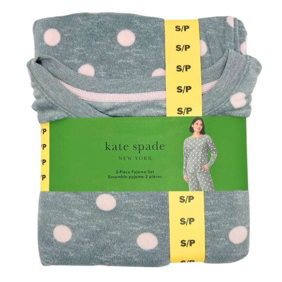 kate spade Other - Kate Spade Women's Grey Polka Dot Pyjama Set: 2 Pieces / Various Sizes